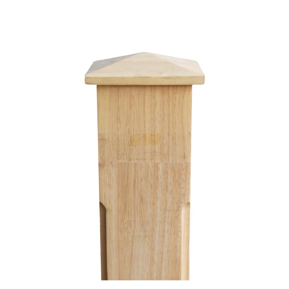 หัวเสาไม้พาราประสาน BUMRUNGTHAI T4 10X10X120 ซม.