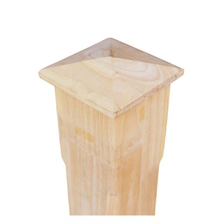 หัวเสาไม้พาราประสาน BUMRUNGTHAI T4 10X10X120 ซม.