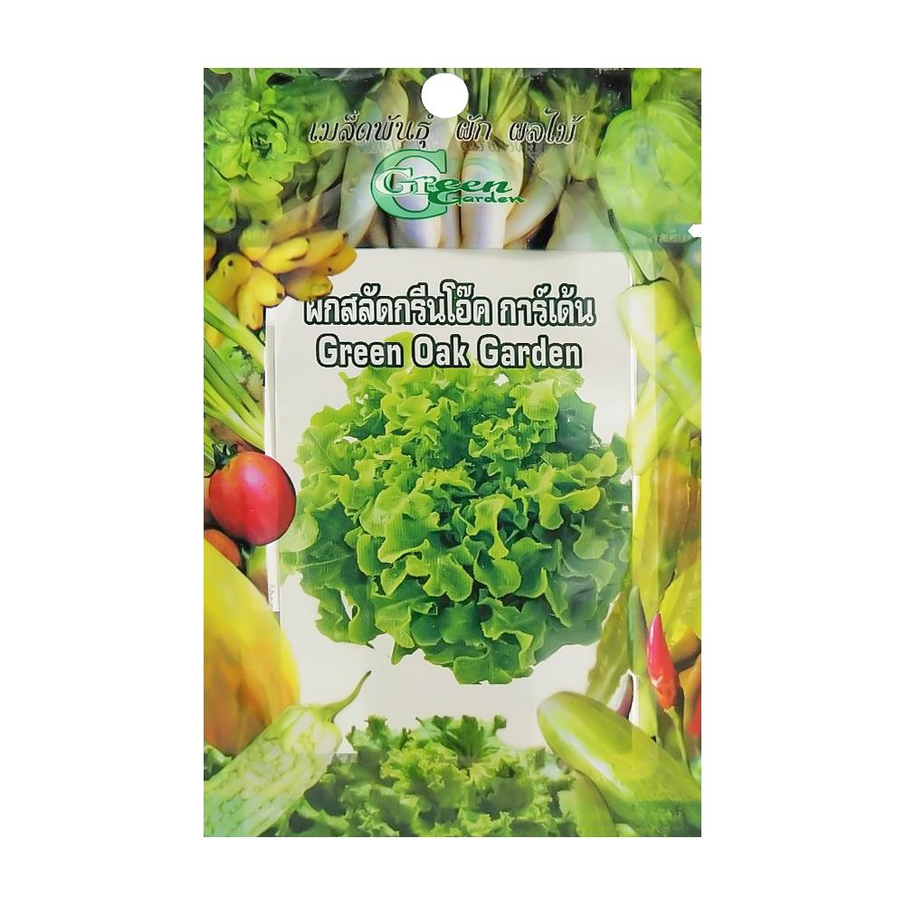 เมล็ดพันธุ์ผักสลัด กรีนโอ๊ กรีน การ์เด้น