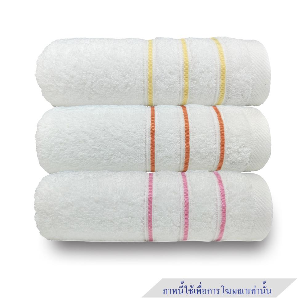 ผ้าขนหนู SANTAS CREATIVE 16X32 ซม. สีชมพู