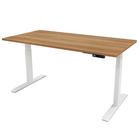 โต๊ะทำงานปรับระดับ ERGOTREND SIT 2 STAND GEN3 120 ซม. สี CAPUCINO/ขาว