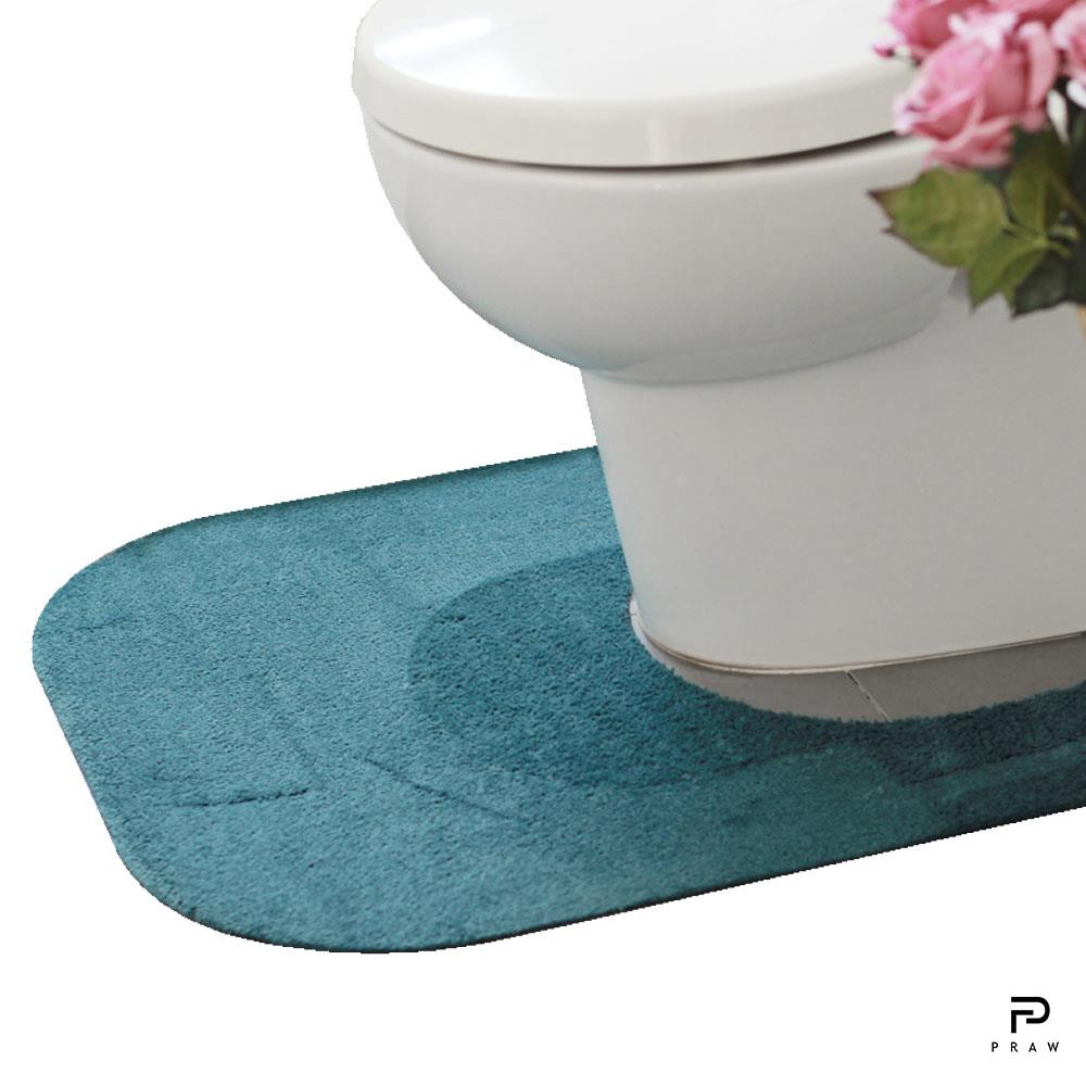พรมห้องน้ำ PRAW TOILET 62x70 ซม. สีน้ำเงิน