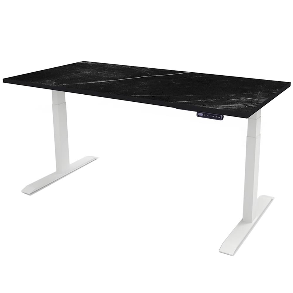 โต๊ะทำงานปรับระดับ ERGOTREND SIT 2 STAND GEN3 180 ซม. สี MIDNIGHT MABLE/ขาว