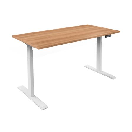 โต๊ะทำงานปรับระดับ ERGOTREND SIT 2 STAND Gen2A 120 ซม. สี CAPUCINO/ขาว_1