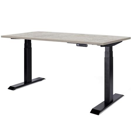 โต๊ะทำงานปรับระดับ ERGOTREND SIT 2 STAND GEN3 180 ซม. สี CONCRETE/ดำ_0