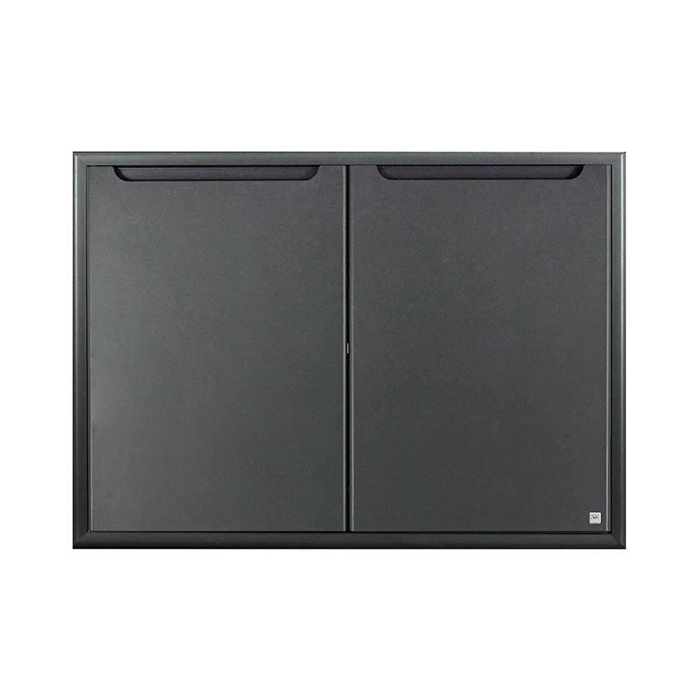 หน้าบานคู่ KING CURVE 96x68.8 ซม. สีเทา