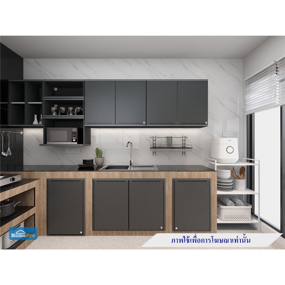 หน้าบานคู่ KING CURVE 96x68.8 ซม. สีเทา