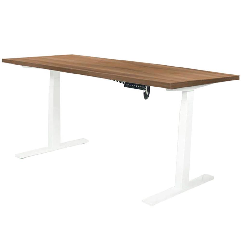 โต๊ะทำงานปรับระดับ ERGOTREND SIT 2 STAND Gen2A 120 ซม. สี TEAK/ขาว