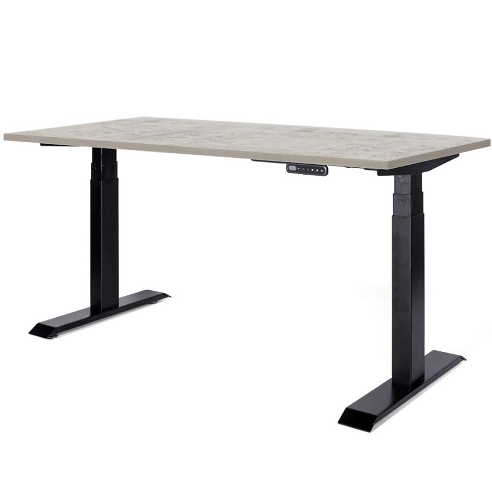 โต๊ะทำงานปรับระดับ ERGOTREND SIT 2 STAND GEN3 120 ซม. สี CONCRETE/ดำ
