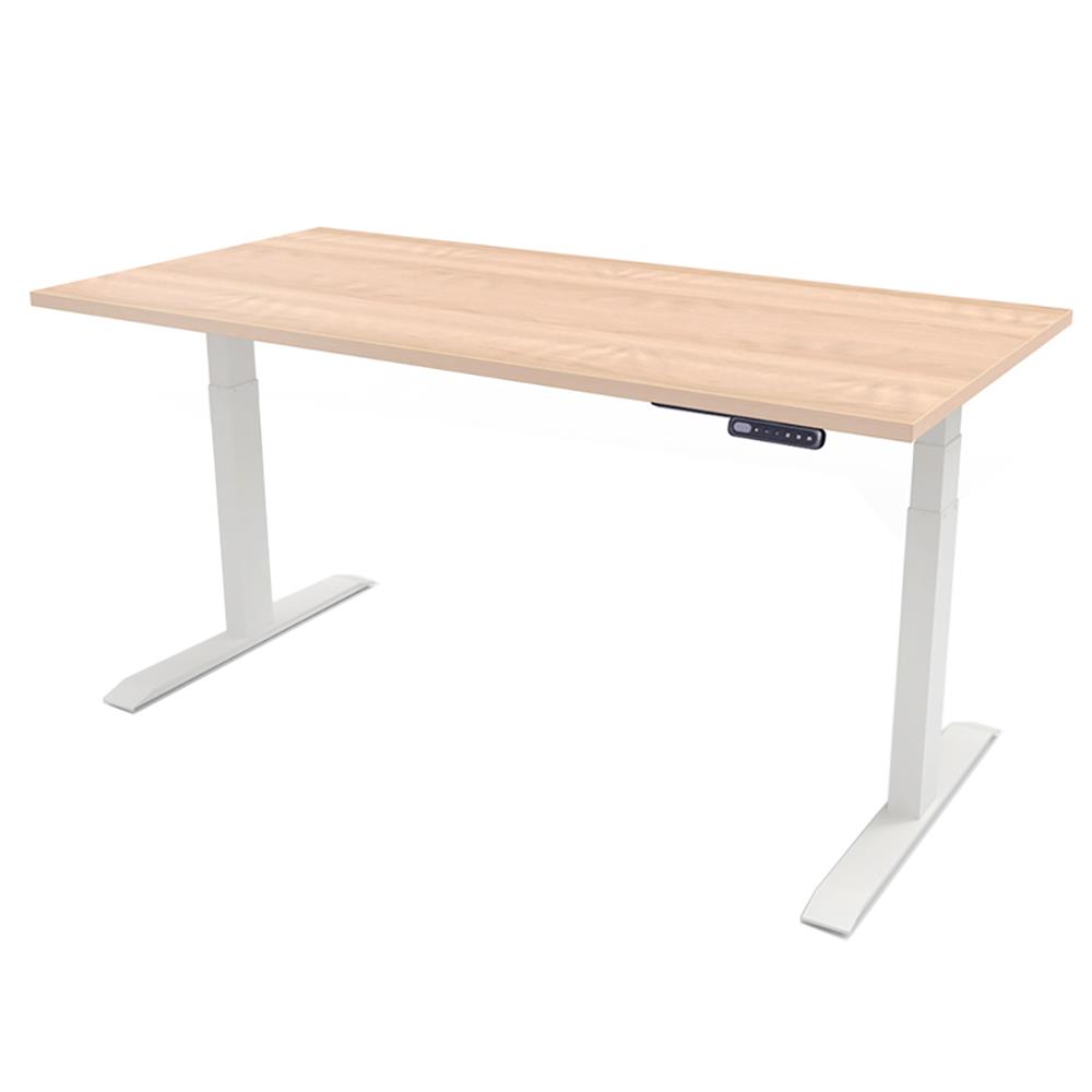โต๊ะทำงานปรับระดับ ERGOTREND SIT 2 STAND GEN3 120 ซม. สี SHIMO ASH/ขาว