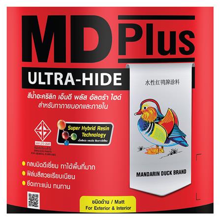 สีน้ำทาภายนอก TOA MD PLUS MD100 ด้าน 9 ลิตร_1