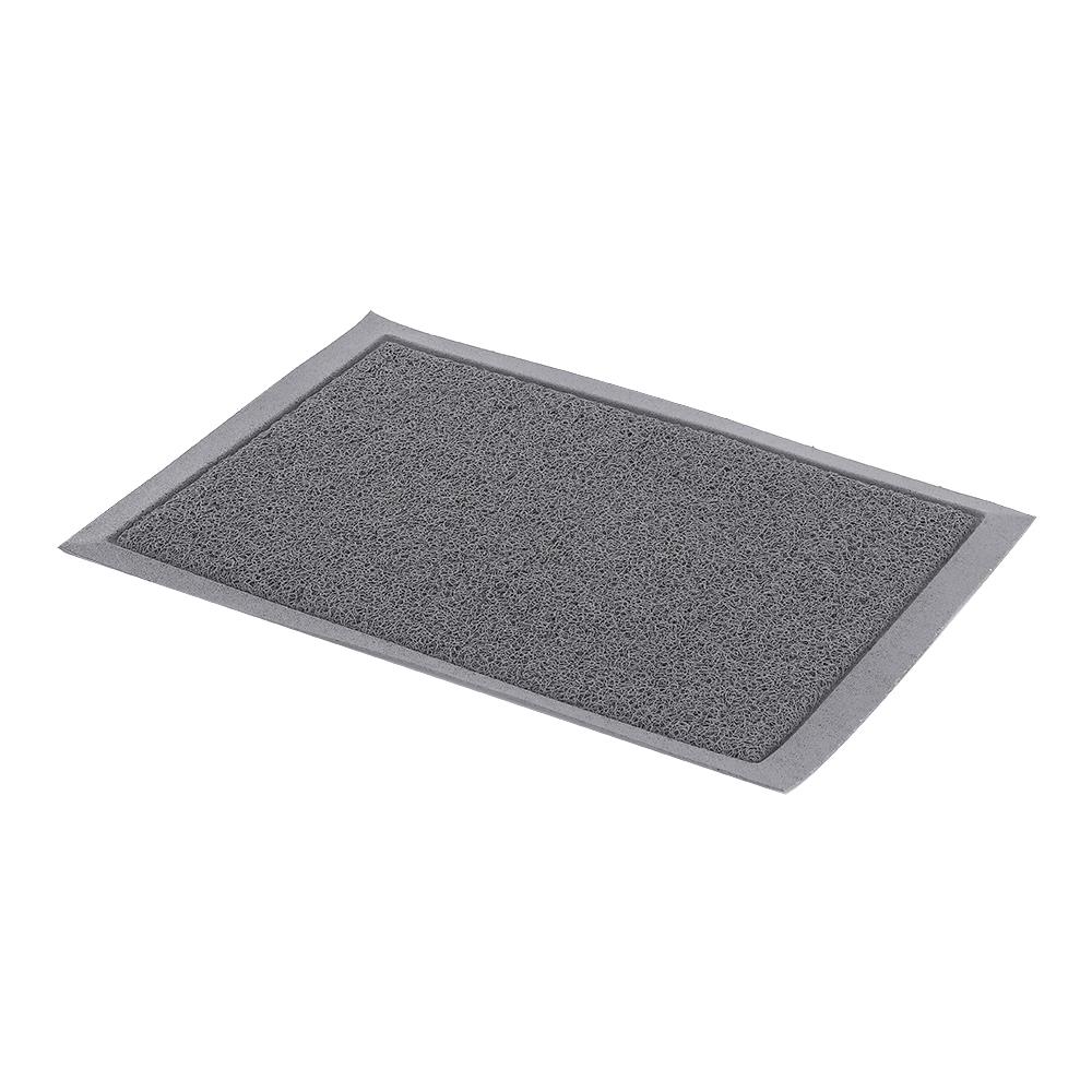 พรมเช็ดเท้าดักฝุ่น HOME LIVING STYLE CLEAN 40x60 ซม. สีเทา