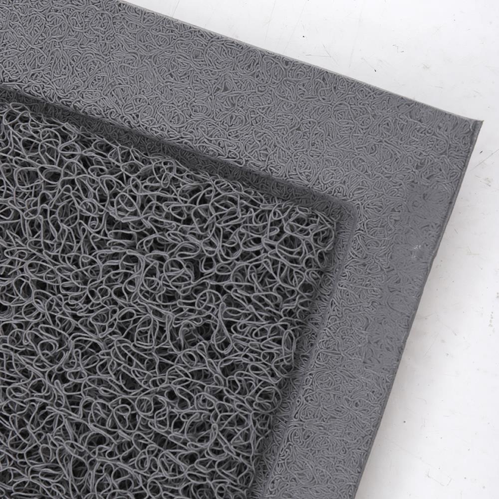 พรมเช็ดเท้าดักฝุ่น HOME LIVING STYLE CLEAN 40x60 ซม. สีเทา