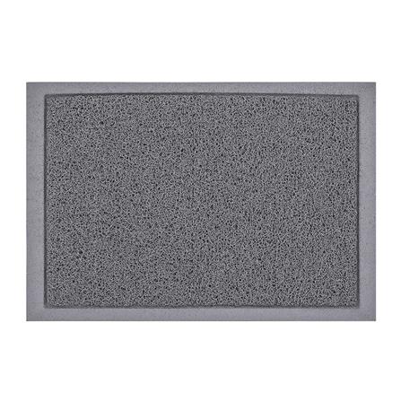 พรมเช็ดเท้าดักฝุ่น HOME LIVING STYLE CLEAN 40x60 ซม. สีเทา