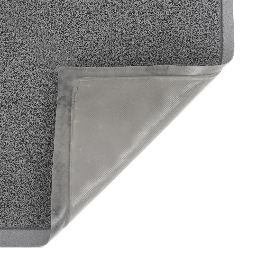 พรมเช็ดเท้าดักฝุ่น HOME LIVING STYLE CLEAN 60x90 ซม. สีเทา