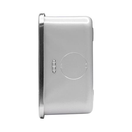 ชุดหน้ากาก 4 ช่อง HACO M1004+HM832 สีเงิน_2