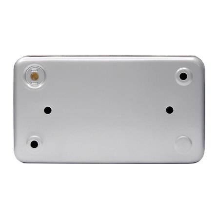 ชุดหน้ากาก 4 ช่อง HACO M1004+HM832 สีเงิน_3