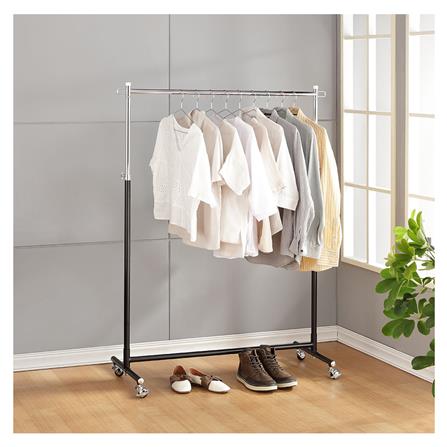 ราวแขวนผ้าปรับระดับได้ 100.5x41x184cm สีดำ PLIM_5