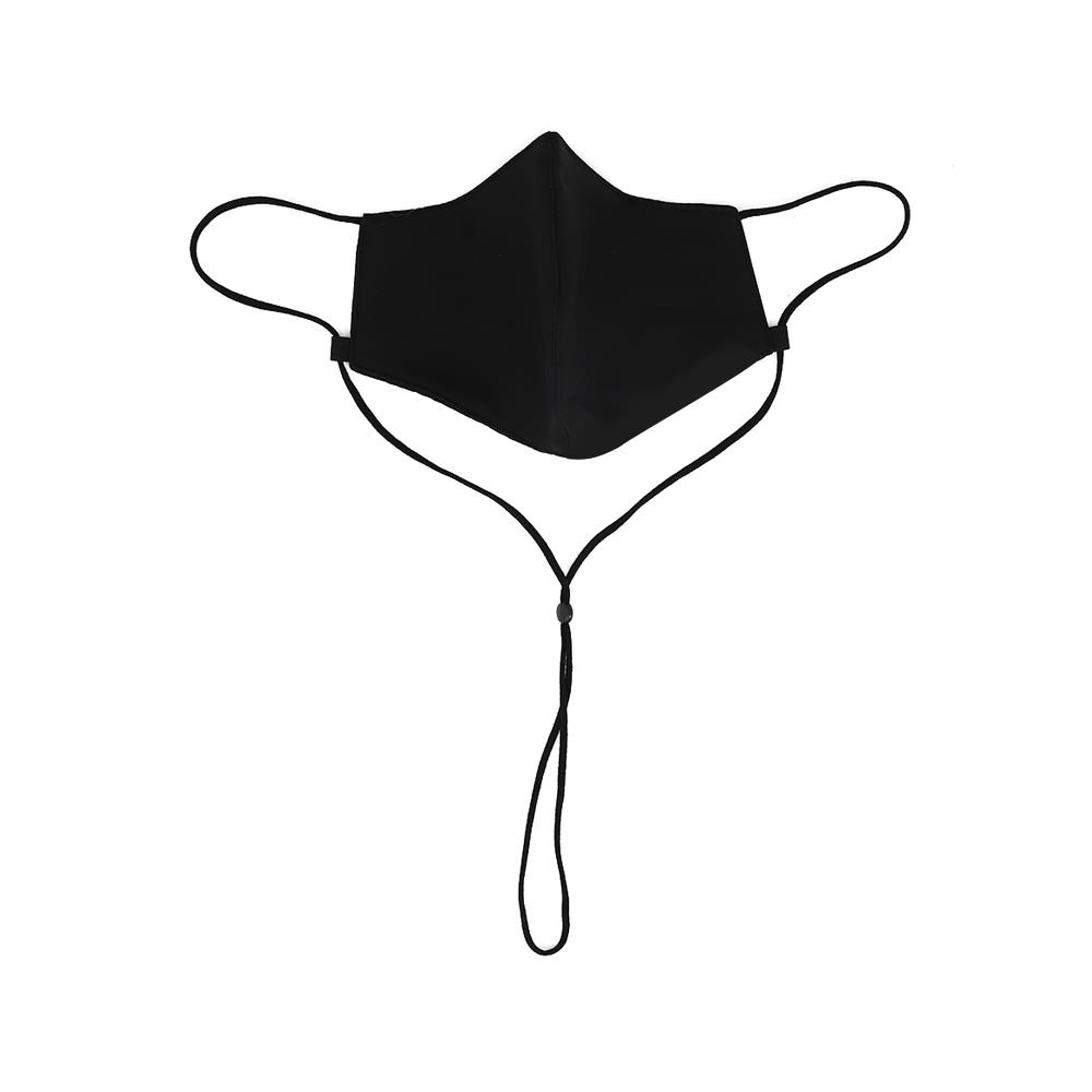 หน้ากากผ้า DEXZON คล้องคอ PM 2.5 สีดำ