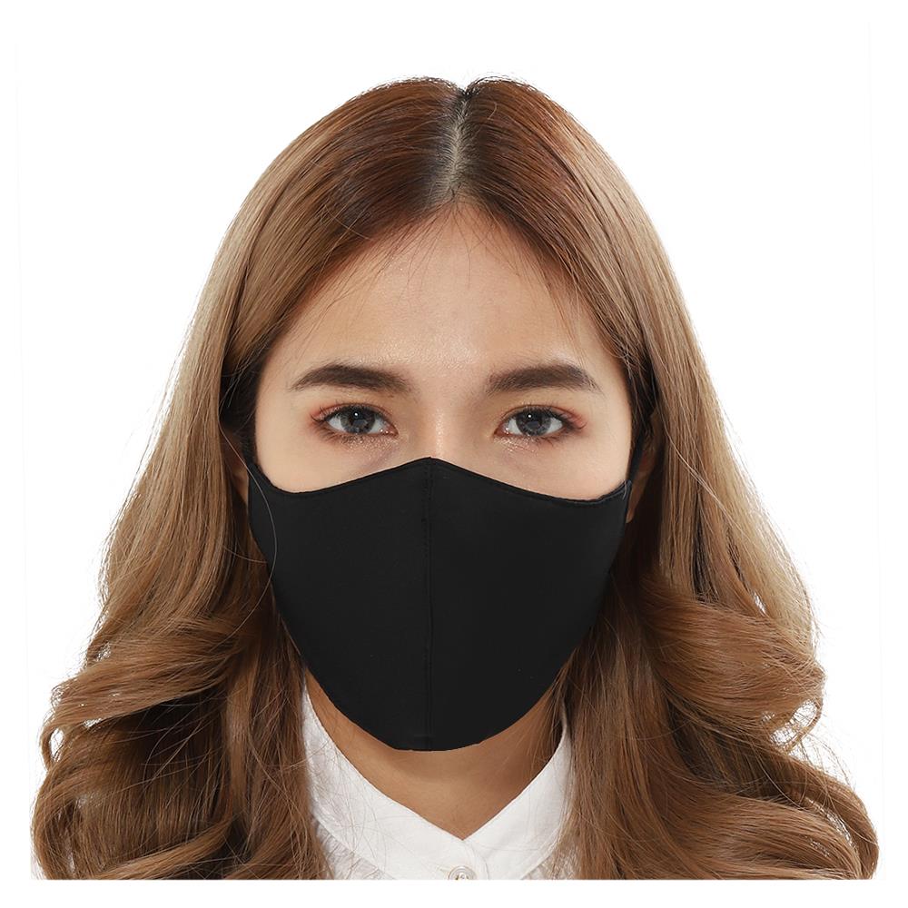 หน้ากากผ้า DEXZON คล้องคอ PM 2.5 สีดำ