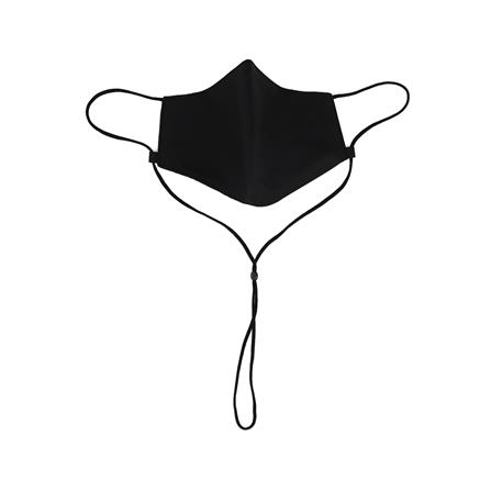 หน้ากากผ้า DEXZON คล้องคอ PM 2.5 สีดำ_1