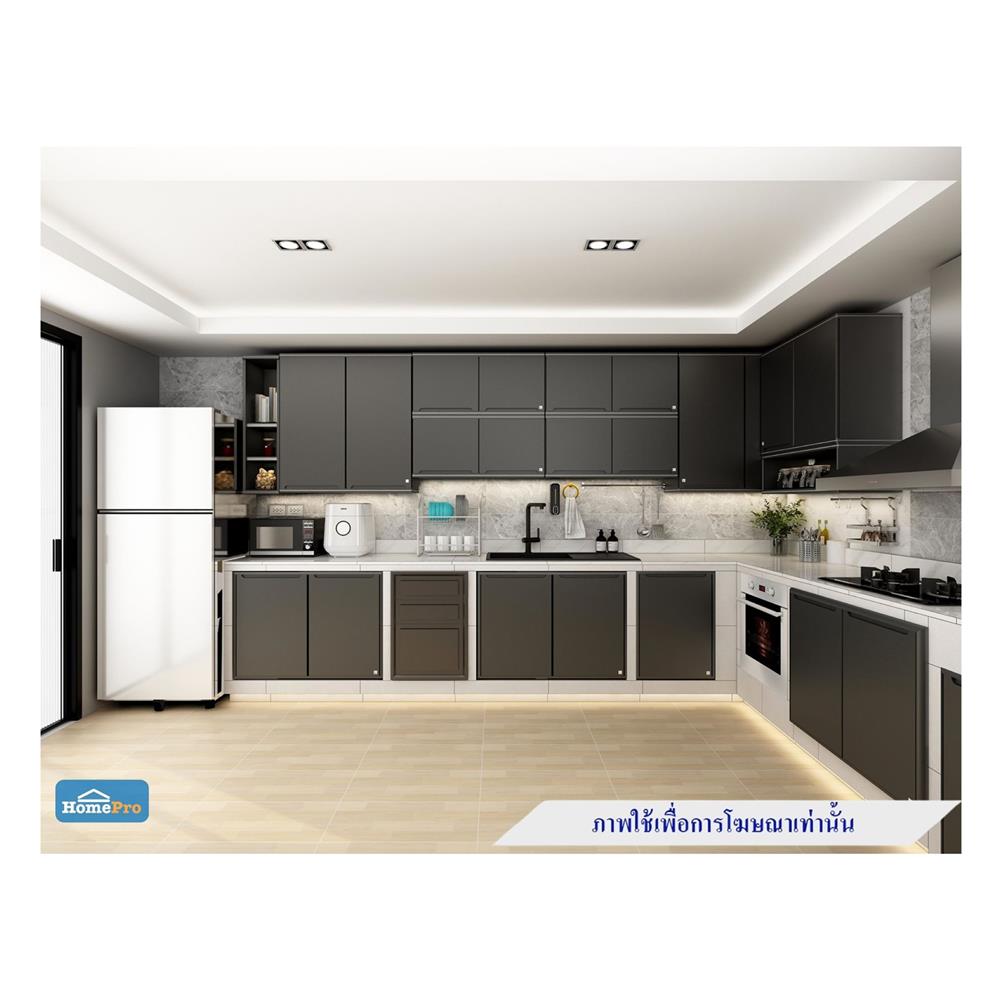 ตู้คู่ KING PLATINUM CURVE 90x42 ซม. สีเทา