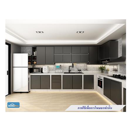 ตู้คู่ KING PLATINUM CURVE 90x42 ซม. สีเทา_1