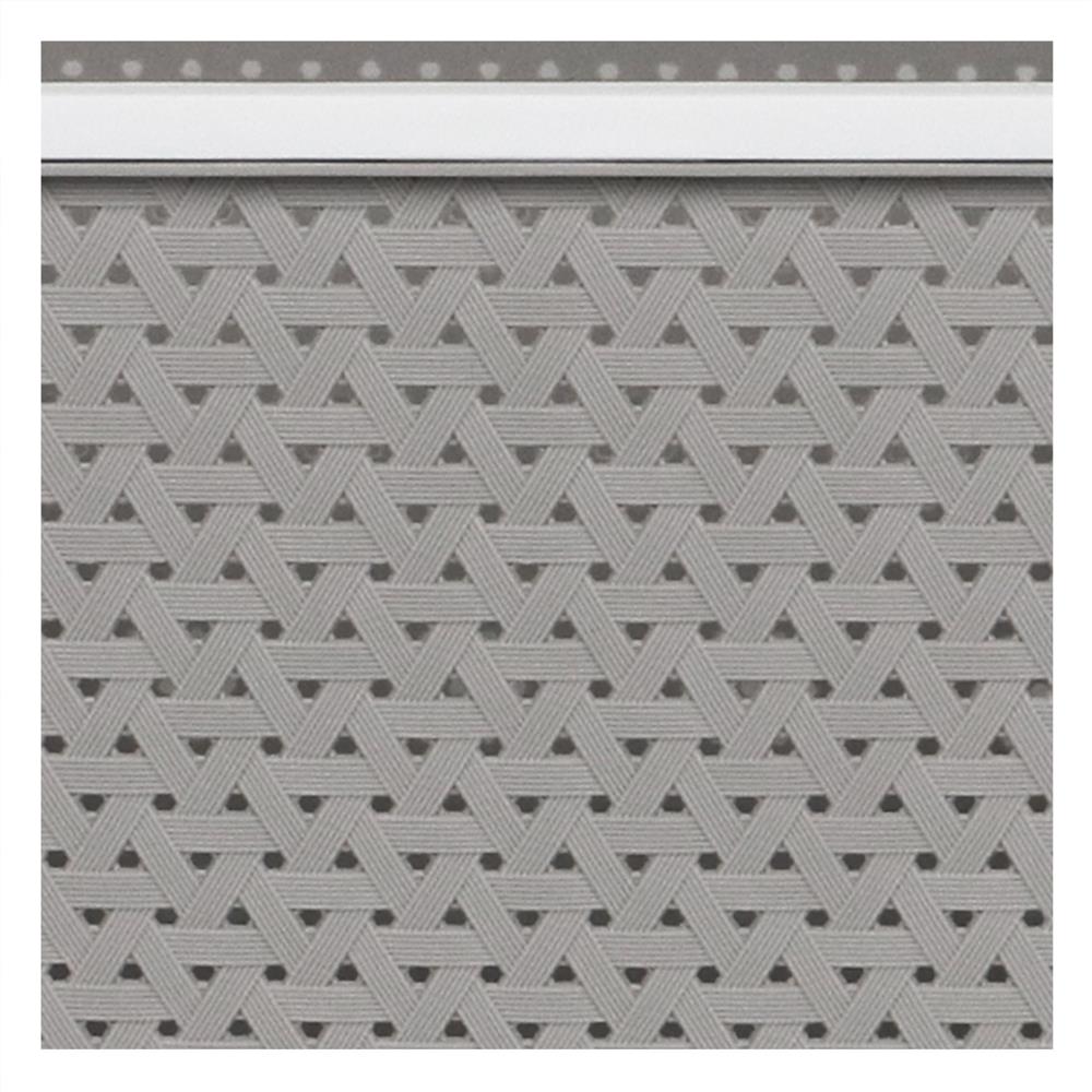 ตะกร้าผ้าเหลี่ยม PLIM STACK ไซซ์ L สีเทา