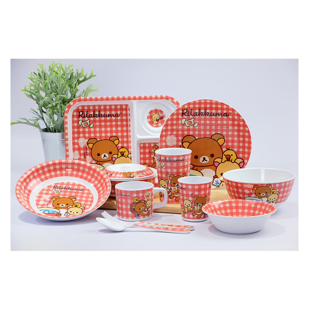 ชามเมลามีน 7" SUPERWARE RILAKKUMA MEETS WITH EGGS