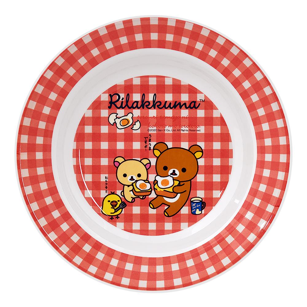 จานเมลามีนลึก 8" SUPERWARE RILAKKUMA MEETS WITH EGGS