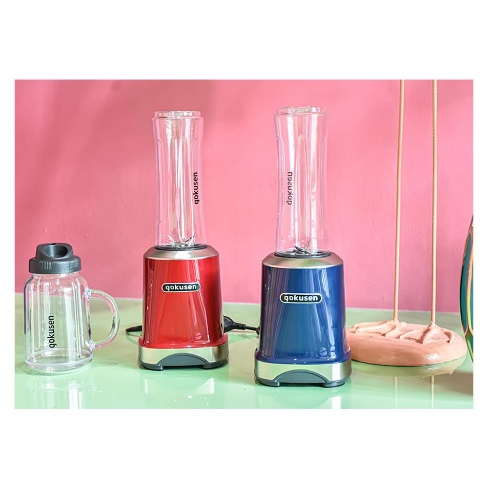 เครื่องปั่นน้ำผลไม้ GOKUSEN GTS-300 600มิลลิลิตร สีน้ำเงิน