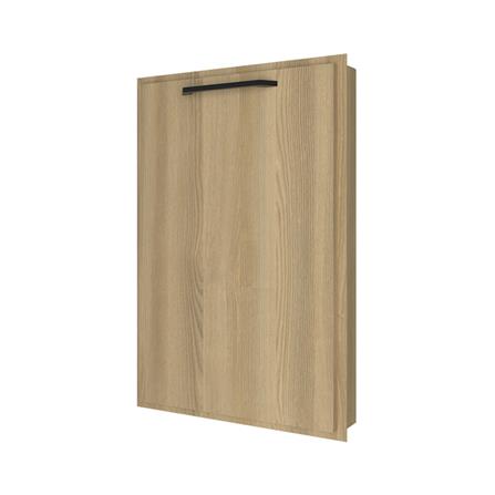 บานซิงค์เดี่ยว PARAZZO ENZO มือจับดำ 40x60 ซม. สีเนเจอรัลโอ๊ค_1