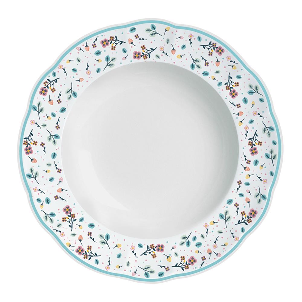 จาน FINE PORCELAIN ลึก 9" KECH SPRING FLOWERS