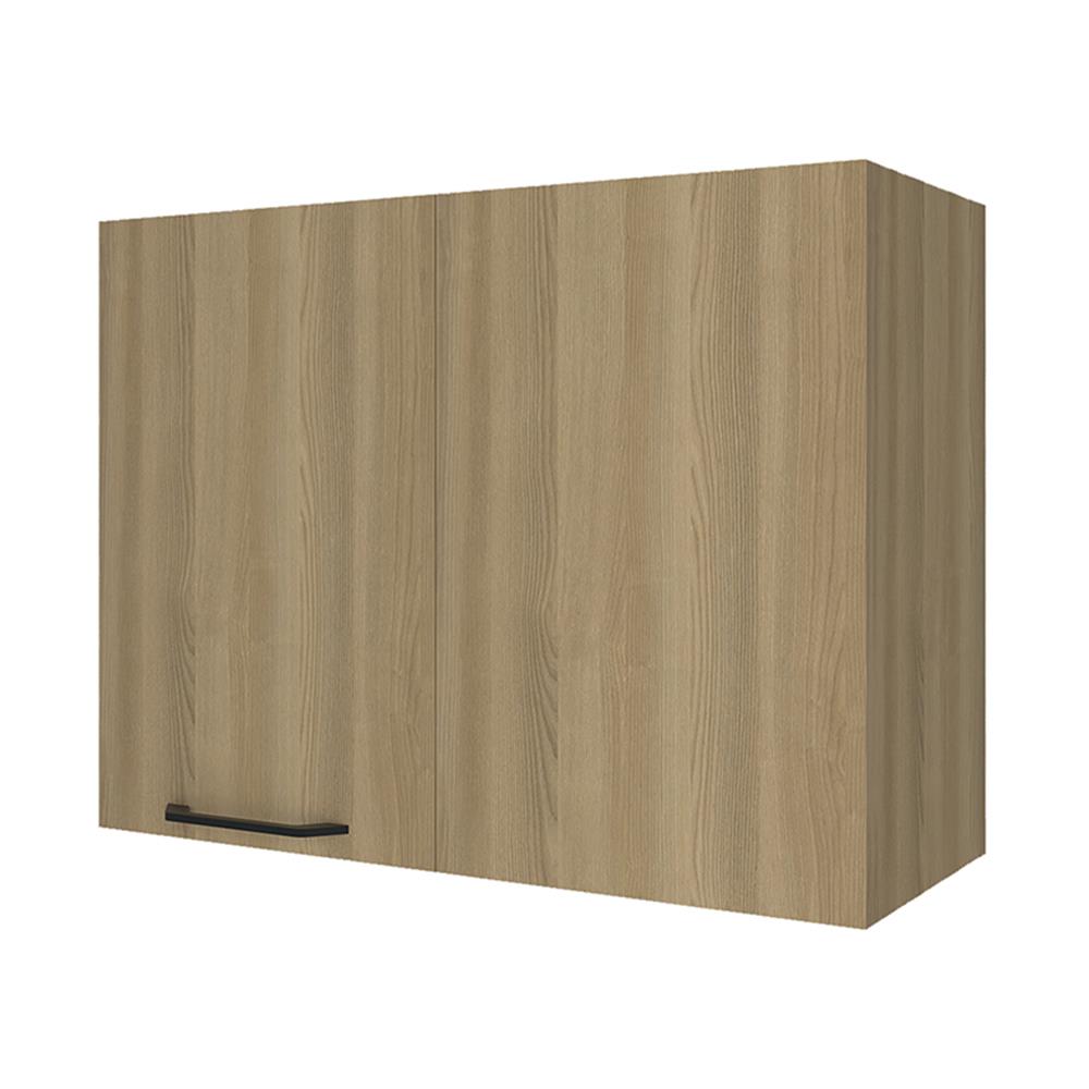 ตู้เข้ามุมขวา WPC PARAZZO ENZO มือจับดำ 80x60 ซม. สี เนเจอรัลโอ๊ค