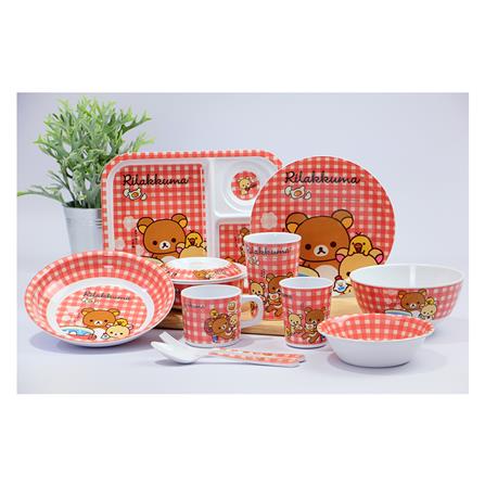 จานเมลามีนบัว 7.75