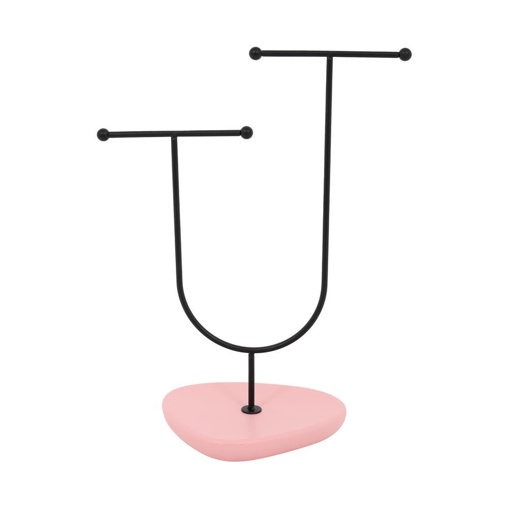 อุปกรณ์จัดเก็บเครื่องประดับ เรซิ่น STACKO WISH 25X13.5X35 ซม. สีชมพู