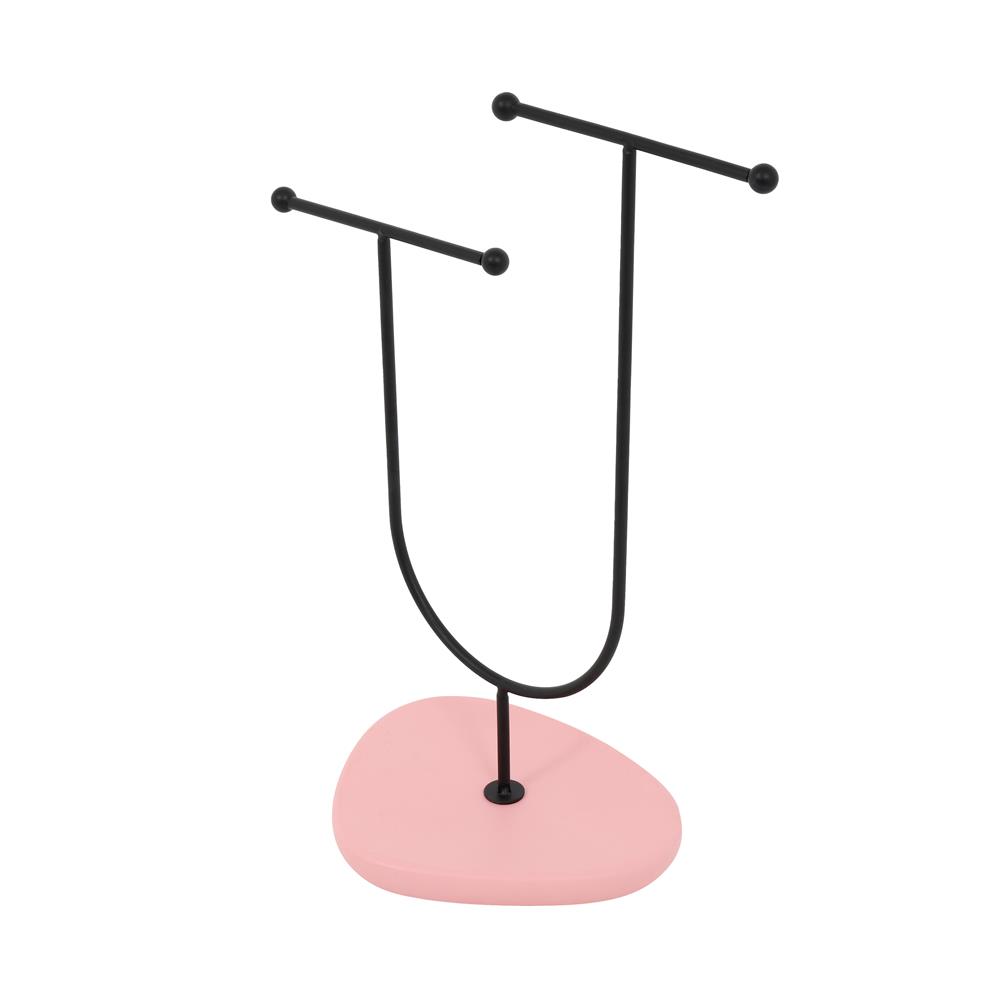 อุปกรณ์จัดเก็บเครื่องประดับ เรซิ่น STACKO WISH 25X13.5X35 ซม. สีชมพู