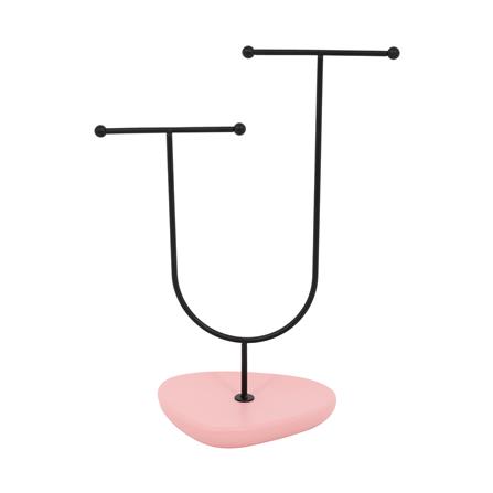 อุปกรณ์จัดเก็บเครื่องประดับ เรซิ่น STACKO WISH 25X13.5X35 ซม. สีชมพู_0