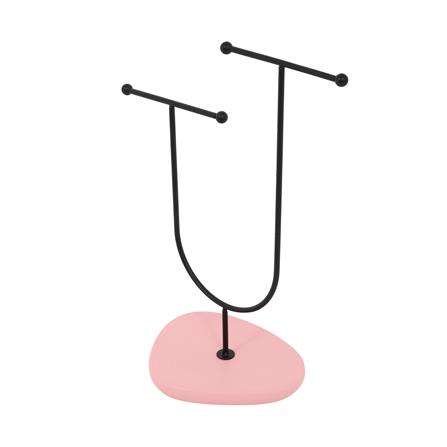 อุปกรณ์จัดเก็บเครื่องประดับ เรซิ่น STACKO WISH 25X13.5X35 ซม. สีชมพู_1