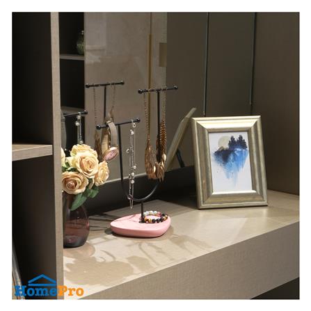 อุปกรณ์จัดเก็บเครื่องประดับ เรซิ่น STACKO WISH 25X13.5X35 ซม. สีชมพู_3