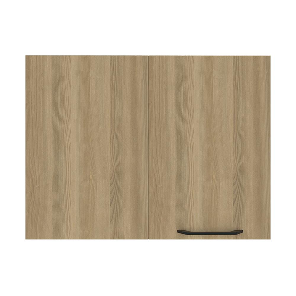 ตู้เข้ามุมซ้าย WPC PARAZZO ENZO มือจับดำ 80x60 ซม. สี เนเจอรัลโอ๊ค