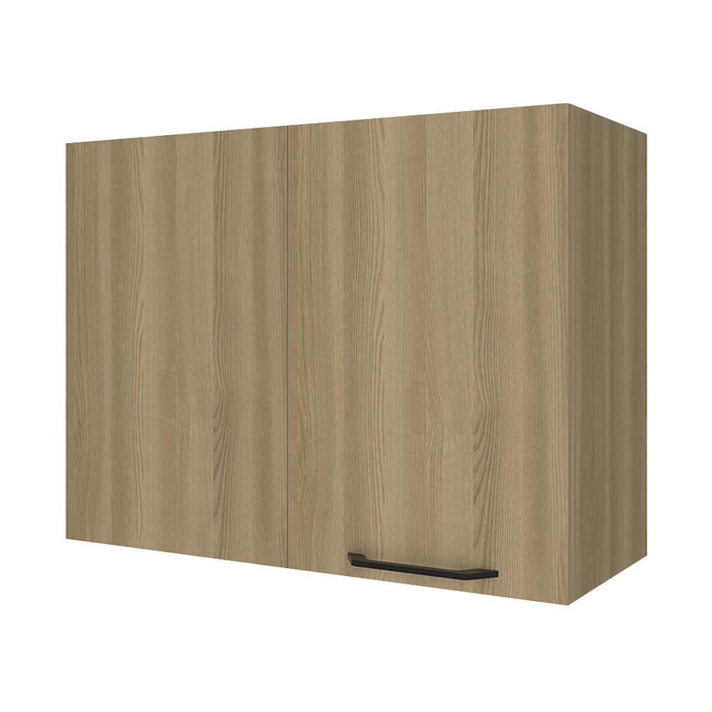 ตู้เข้ามุมซ้าย WPC PARAZZO ENZO มือจับดำ 80x60 ซม. สี เนเจอรัลโอ๊ค