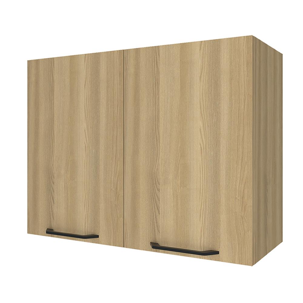 ตู้คู่ WPC PARAZZO ENZO มือจับดำ 80x60 ซม. สีเนเจอรัลโอ๊ค