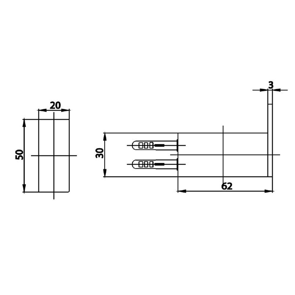 ขอแขวนผ้า COTTO CT0271(HM) สีโครม