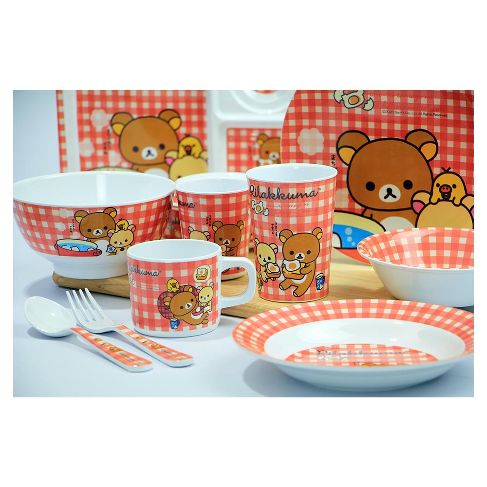 แก้วน้ำเมลามีน 250ml SUPERWARE RILAKKUMA MEETS WITH EGGS