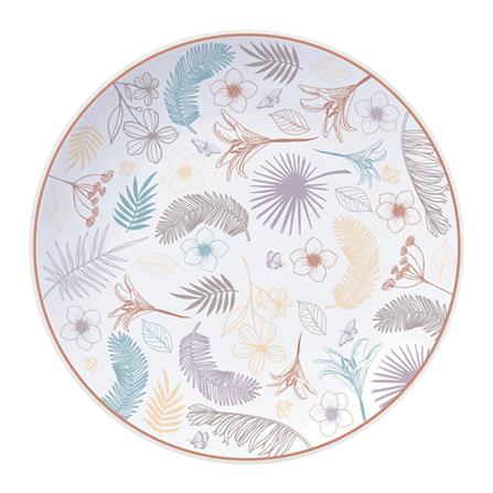 จาน FINE PORCELAIN บัว 9