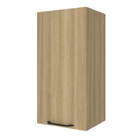 ตู้เดี่ยว WPC PARAZZO ENZO มือจับดำ 40x80 ซม. สีเนเชอรัลโอ๊ก_1