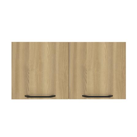 ตู้คู่ WPC PARAZZO ENZO มือจับดำ 80x40 ซม. สีเนเชอรัลโอ๊ค