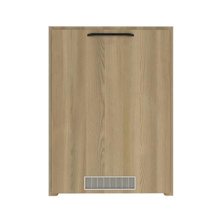 บานถังแก๊ส WPC PARAZZO ENZO มือจับดำ 50x70 ซม. สี เนเจอรัลโอ๊ค