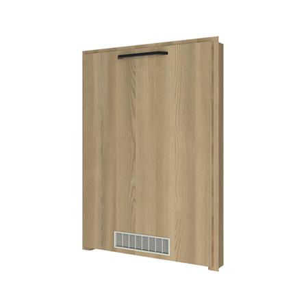 บานถังแก๊ส WPC PARAZZO ENZO มือจับดำ 50x70 ซม. สี เนเจอรัลโอ๊ค_1